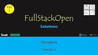 FullStackOpen | Part 2 | PhoneBook | Exercise 2.6