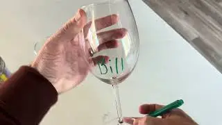Metallic Wine Glass Markers Review | Fun Party Drink Hack