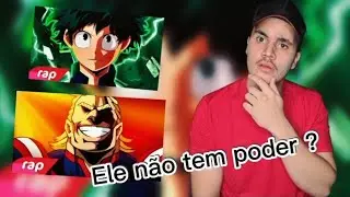 (NÃO OTAKU)Reagindo 2em1 EU SEMPRE FUI UM HERÓI | All Might O SÍMBOLO DA PAZ|(BOKU NO HERO) 7minutoz