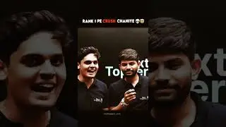 Rank 1 Chahiye Ya Crush? 😅 | Relatable Student Story