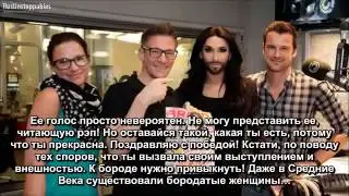Conchita Wurst (Кончита Вурст) - Interview O3 Wecker - 21 May 2014 русские субтитры, часть 2