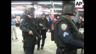 New counterterrorism teams, one with a bomb-sniffing dog named Clipper, started patrolling the subwa