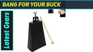 REMAGIC 7-Inch Metal Iron Cowbell: The Ultimate Noise Maker!