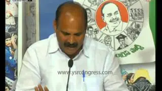 YSRCP Spokesperson Parthasaradhi speaks on Call Money Sex Racket scam - 21st Dec 2015