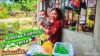 Vendedora de filipino hot cake y gulaman un postre 🍰 filipino 🇵🇭🇲🇽🤠Mexicano en las Filipinas 🇵🇭 