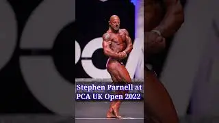 PCA UK Open - Master Bodybuilding Over 50 - Stephen J Parnell Posing