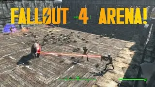 Fallout 4 Arena! Mirelurk Hatchlings, Radroachees, and more!  NPC Battles