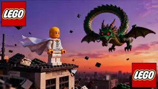 SAITAMA vs DRAGON 🐉 | LEGO Cinematic Animation