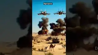 🔥 Fighter Jets vs Tanks | Epic Desert Battle | Explosions & Action in 4K #FighterJets #yt #shorts