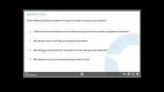CBT 0277 Marine environmental awareness, Environmental challenges (100%)