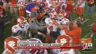 Champs to visit White House