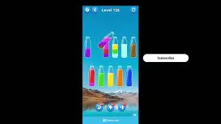 Water Sort - Color Puzzle Game Level 126 | Water Sort Puz Level 126