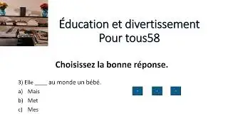 Testez vos connaissances en fran&ccedil;ais, partie 3