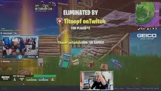 Ninja OPScT got destroyed Fortnite