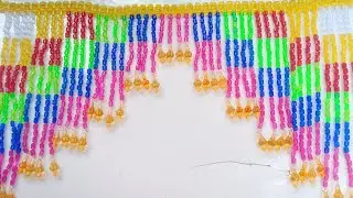 DIY Macrame beads door hanging #homedecor #handmade 