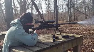 Armalite AR50... 50bmg Suppressed Shooting!!!