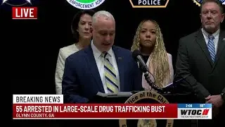 55 people arrested in large drug trafficking case based in St. Simons Island, Glynn County