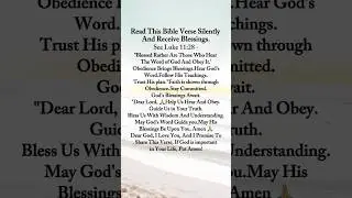 Read this verse silently and receive blessings #christianprayer #gospel #prayer #faith #reflection