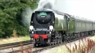 The Cathedrals Express Steam train