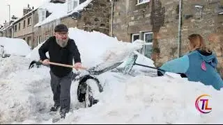 Snow and ice hit UK road and rail travel with schools forced to shut