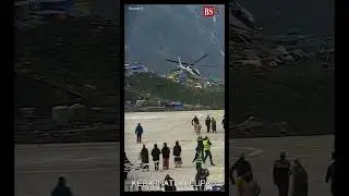 Watch: Helicopter makes emergency landing in Kedarnath #viralvideo