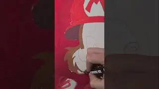 Work in Progress #disneyart #chipanddale #marioandluigi #fanart #acrylicpainting