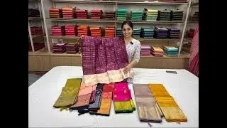 LIVE SESSION | Premium Pure Zari Kanchipuram Silk Sarees #sareelove #kanchipattu