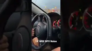 2014 Subaru WRX Bypass Valve Sounds