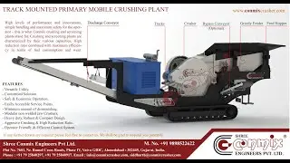 Track Mounted Primary Jaw Mobile Crushing Plant 150tph