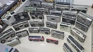 #Boombox and tape recorder#vintage radio cassette player+919023321435 sharp national panasonic Sony.