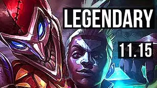SHACO vs EKKO (JUNGLE) | 11/0/8, Legendary, 700+ games, 800K mastery | KR Diamond | v11.15