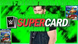 HaavyUnleashed WWE SuperCard S8 Episode 5- 2nd Holiday 2021 Pack & Free Packs