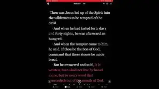 (1)  Matthew (full book) HOLY BIBLE an English Audio with scrolling text