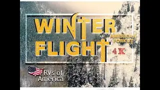 RVs of America Winter Forest Flight 4K