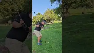 Damage control, pitching wedge edition. #golf #recoverys shot #rescuegolf #pw#golfshot #golfskills