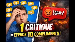Tu rumines UNE critique ? Voilà pourquoi (biais de négativité)