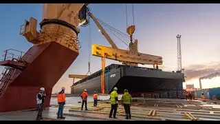 Dredging pontoon with coaming for Nirint.
