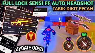 100% AUTO HEADSHOT 1 TAB ⚙️📲 CARA SETTING SENSITIVITAS FF AUTO HEADSHOT & SETTING KONTROL + DPI