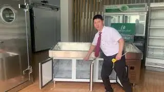 good quality fish display counter for supermarket fish counter