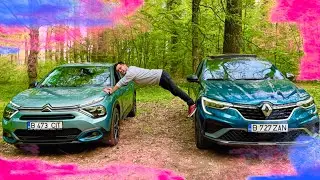 ULTIMA FIȚĂ! Renault Arkana vs Citroen C4 - Crossovere compacte coupe ACCESIBILE