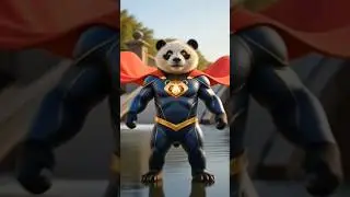 PandaMan! #superman #panda #viral #shorts #trending #shortvideos #ytshorts #yt