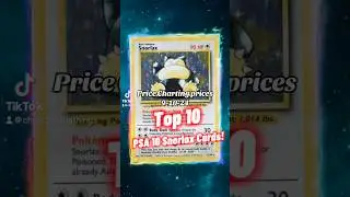 Top 10 GRADED Snorlax Pok&eacute;mon Cards 💤 #shorts #top10 #snorlax
