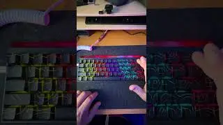 I am loving the look of the black, contour keycaps and RGB light bar on the back of this AJAZZ NK68