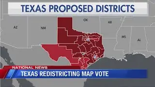 Texas redistricting map vote