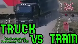 HUGE TRAIN AND TRUCK CRASH - INSURANCE FRAUDS 