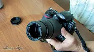 Автофокусный Vivitar 135 mm f2.8 на Nikon.