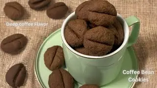 Coffee Lover&rsquo;s Dream Cookie Recipe! | Caf&eacute;-Style Coffee Bean Cookies at Home | 2025
