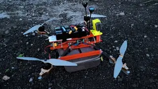 🔴 DRONE FRAME HOMEMADE TERBANG PANTAU GUNUNG MERAPI ANGIN SUPER BADAI 🌪❗