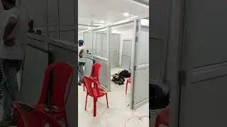 best Aluminium partition s best interiors work