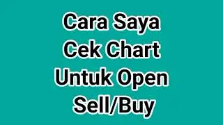 Cara Saya Sebelum Open Sell/Buy di Trading Forex